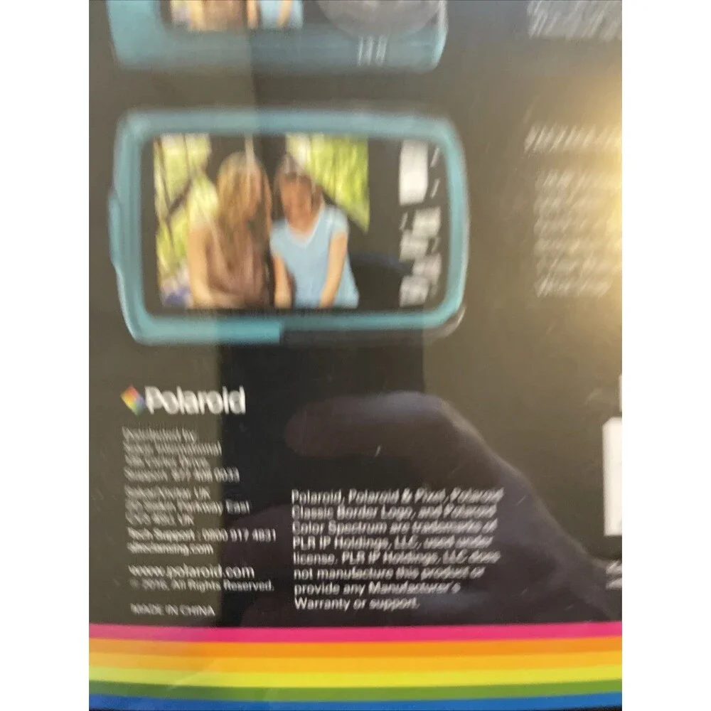 Polaroid iF045 14MP Blue Waterproof Digital Camera ~ 2016 New Old Stock
